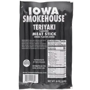 16 oz Meat Sticks Teriyaki  Meat Snacks Dry Meat Snack