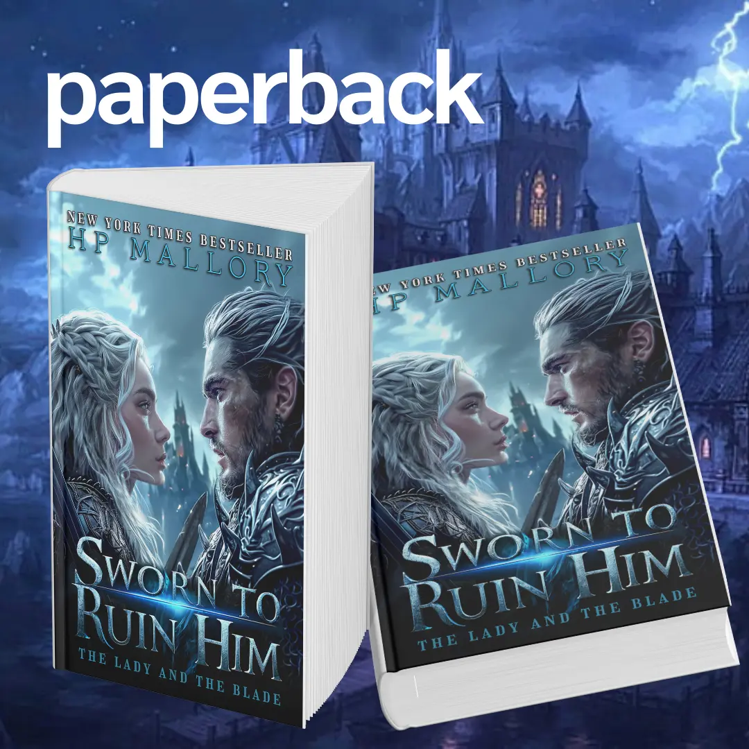 Signed Special Edition Paperback With Interior Images of Sworn To Ruin Him!