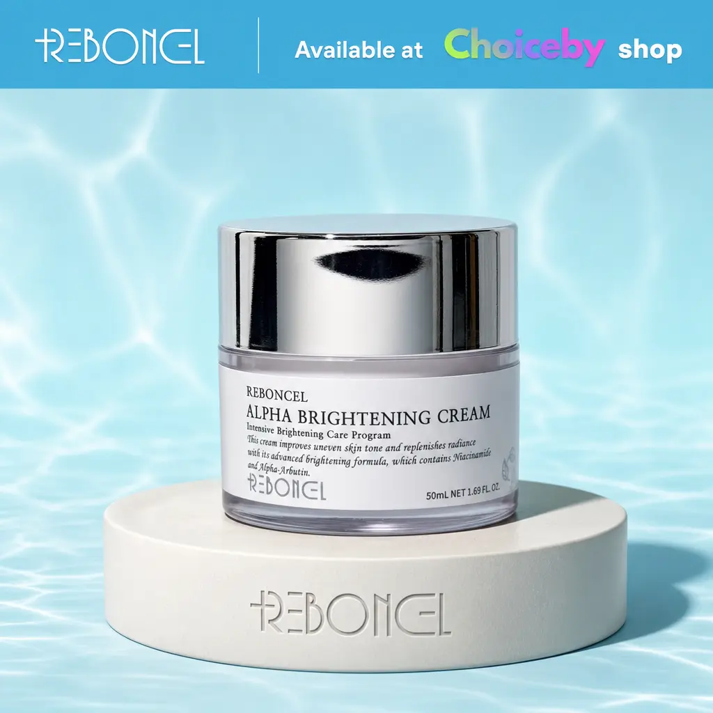 REBONCEL Alpha Brightening Cream 50ml – Niacinamide & Alpha-Arbutin Brightening Cream
