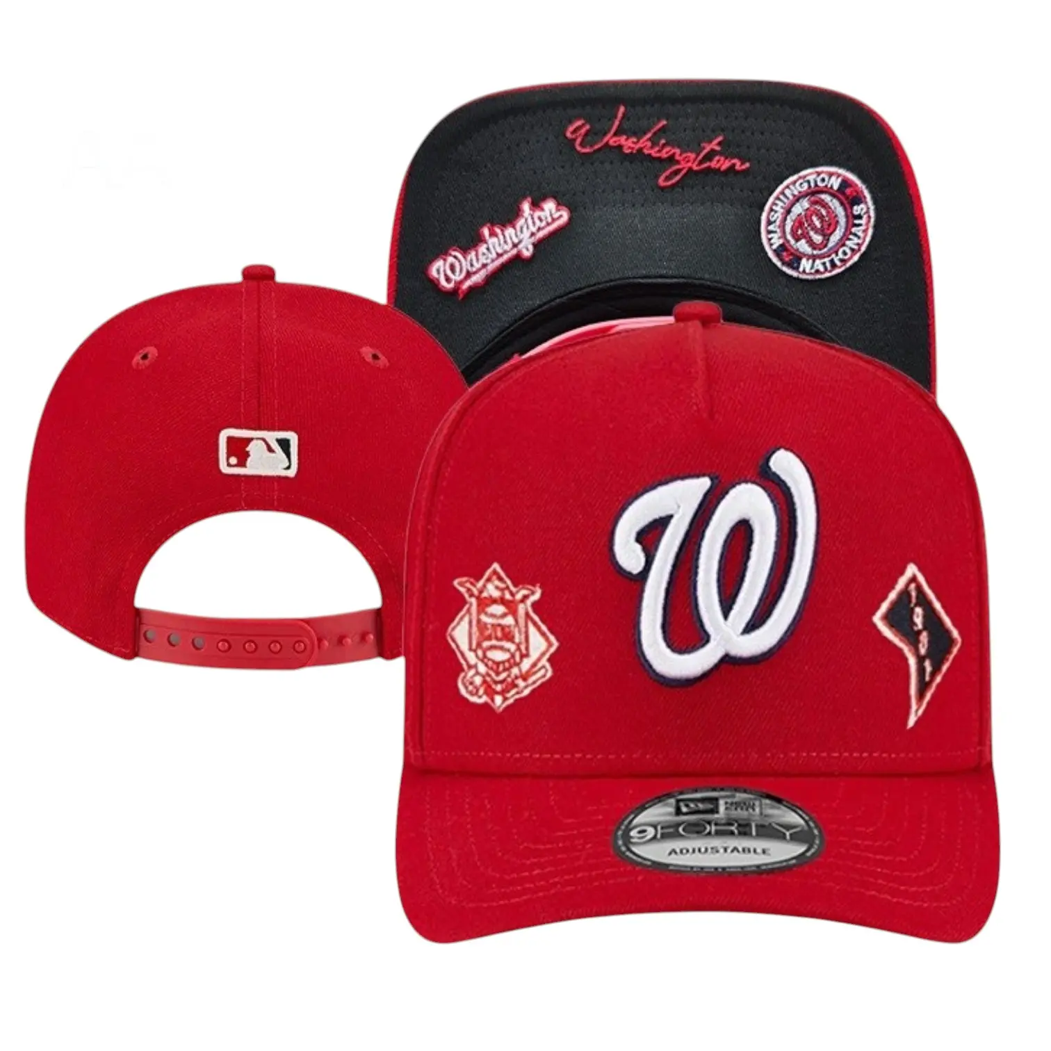 Washington Nationals New Era Red Icon 9FIFTY Snapback