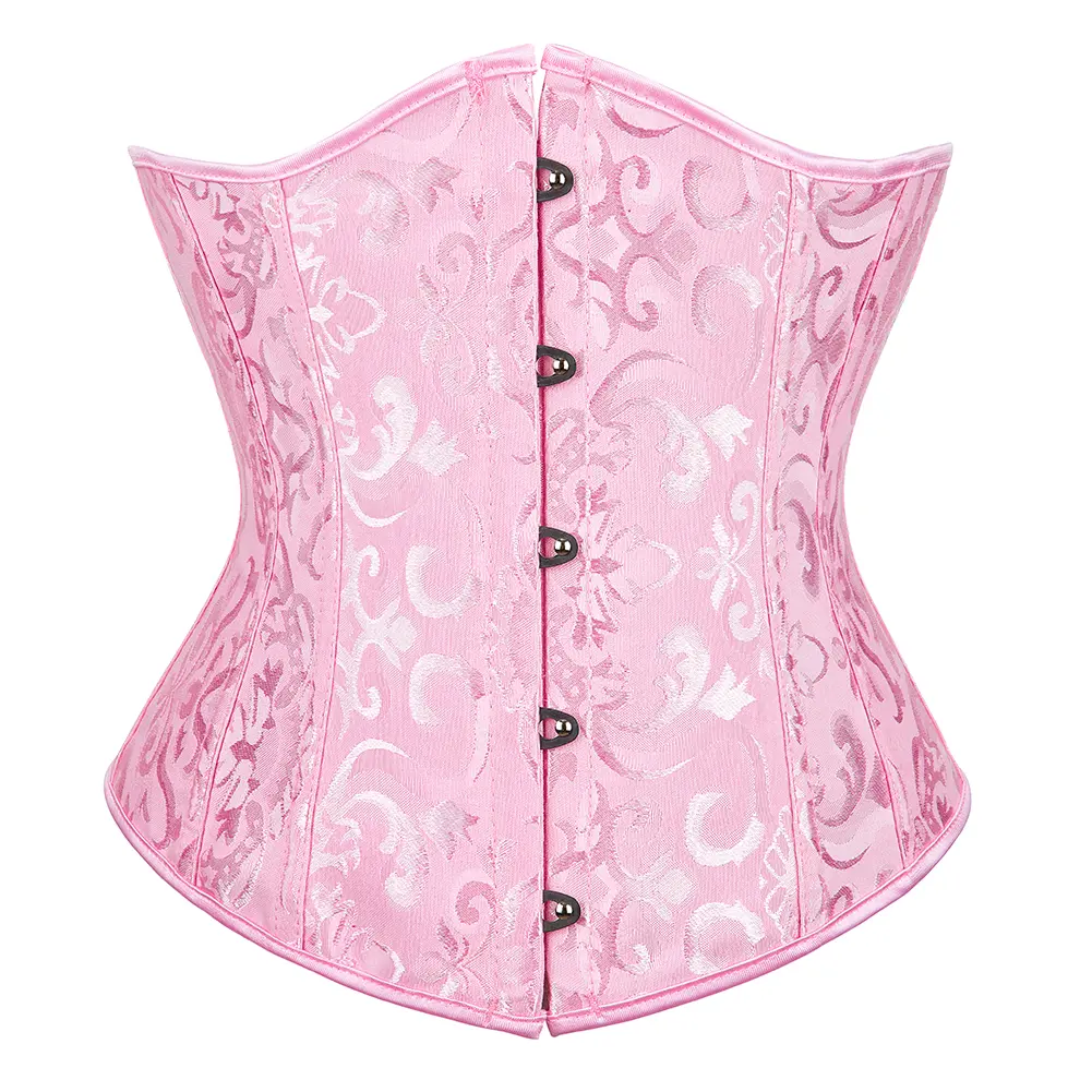 MILALEE Underbust Corsets for Women Black Corset Top Waist Trainer Fashion Bustier Plus Size Corset Halloween Gothic Party Outfit Lingerie Shapewear fajas para mujer 9427-ZC1