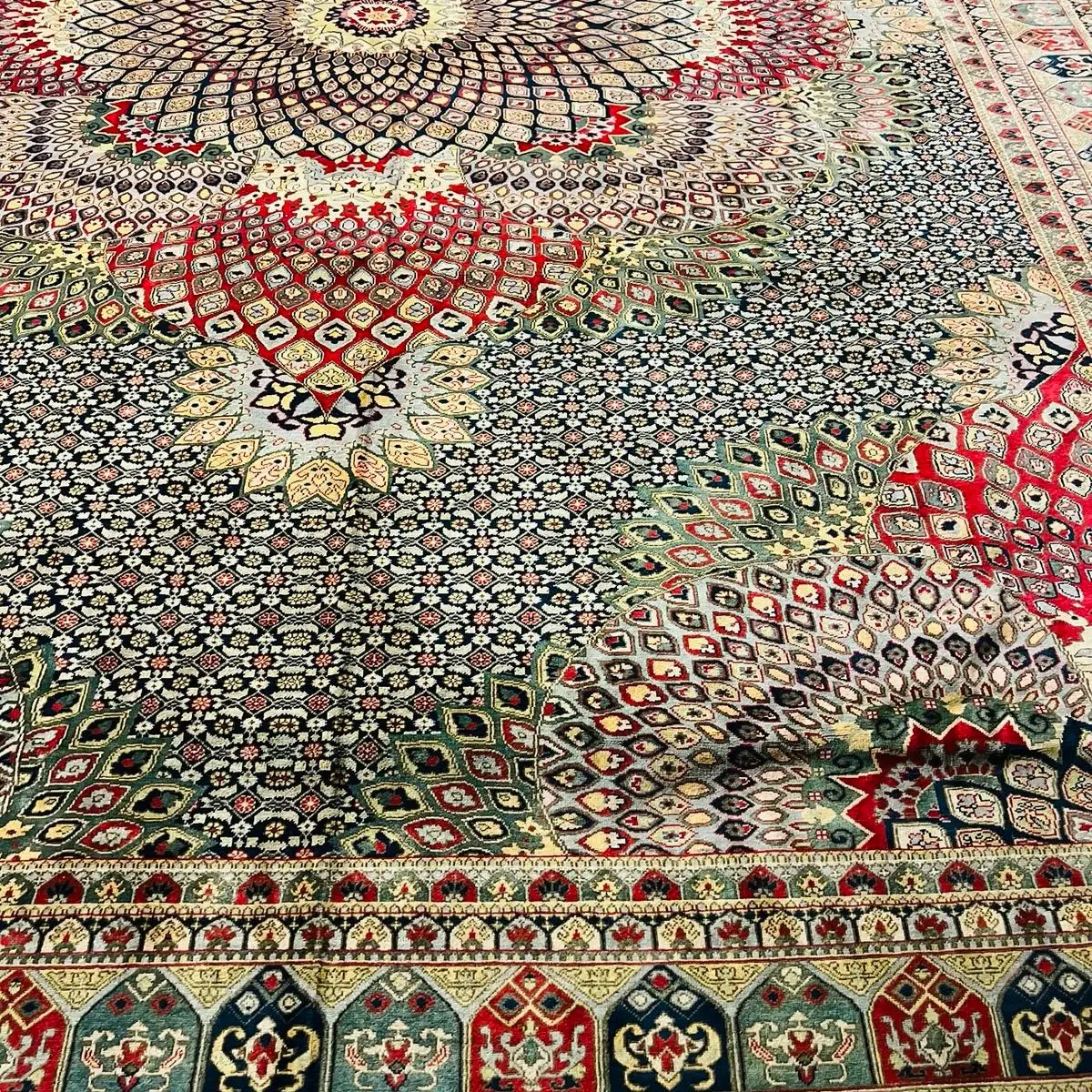 Afghan Handmade Carpet 24 Sqm. - 6m Length, 4m Width - Made from Pure Wool home decor