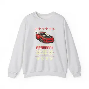 Racing Enthusiast Crewneck Sweatshirt, Car Lover Gift, Vintage Style Sweatshirt, Unisex Gift for Him, Casual Everyday Wear, Birthday Present