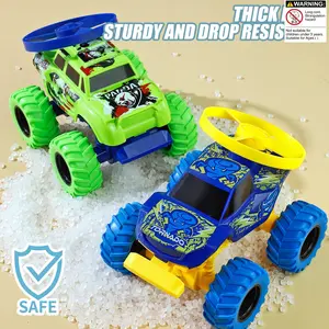Toy Car Inertia Four-Wheel Drive Stunt Off-Road Car Recoil Suitable for Boys and Girls (random Color)