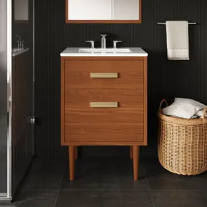Modway Cassia 24" Bathroom Vanity in Natural White