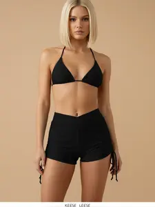 Swimtrunks Women's Solid Color Swim Shorts - Casual Comfy Breathable Swim Trunks for Beach & Pool Summer