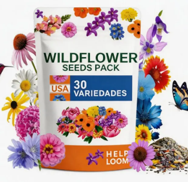 30-in-1 Premium Wildflower Seed Pack (30 Variedades)