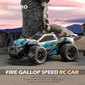 SG318PRO Fire Gallop Speed RC Car 1:20 Scale Remote Control Drift Car 2.4GHz High-Speed 4WD with LED Headlights & Extra Tires Racing Toy for Adults and Boys