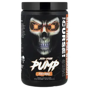 JNX Sports Stim-Free Pump, Pre-Workout, Peach Mango, 20.2 oz (572 g)