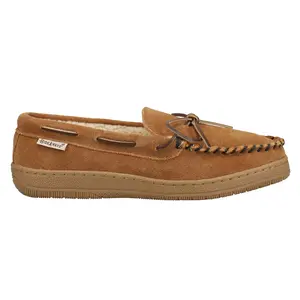 HideAways by LB Evans Mens Morgan Moccasin Casual Slippers Casual - Brown