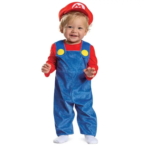Super Mario Bros Infant Posh Mario Costume