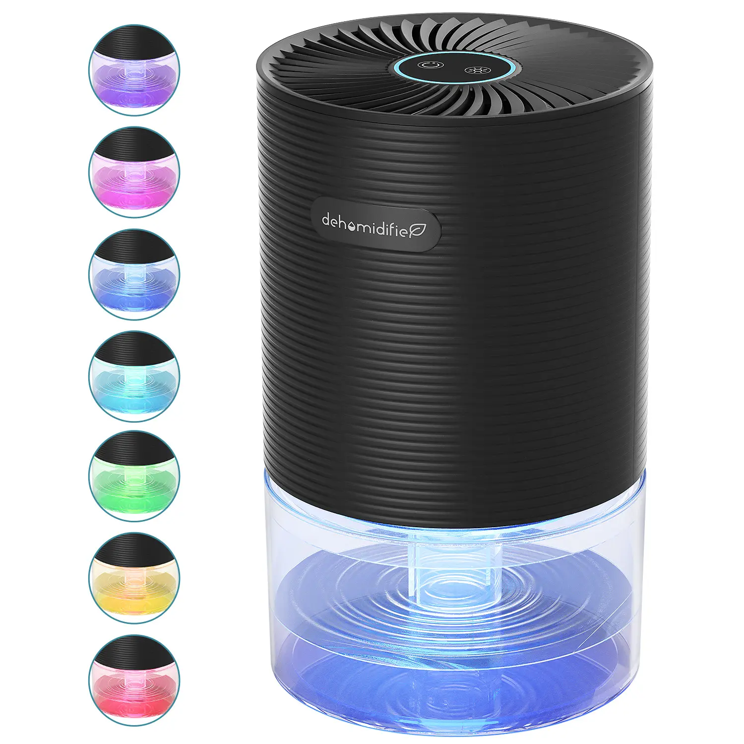 25oz Portable Floor-Mounted Dehumidifier for Home, 285sq.ft Humidity Removal Device with Low Noise Fan, Smart Energy-Saving, Auto-Off & Automatic Fan Speed for Bathroom, Office (Silent Portable Dehumidifier), Humidity Removal Dehumidifiers