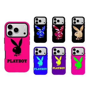 Cool Rabbit Colorful Background Phone Case Protection, Shockproof For IPhone 17-11, Pro Max, Pro Plus, and Samsung S26-23 Safety Case