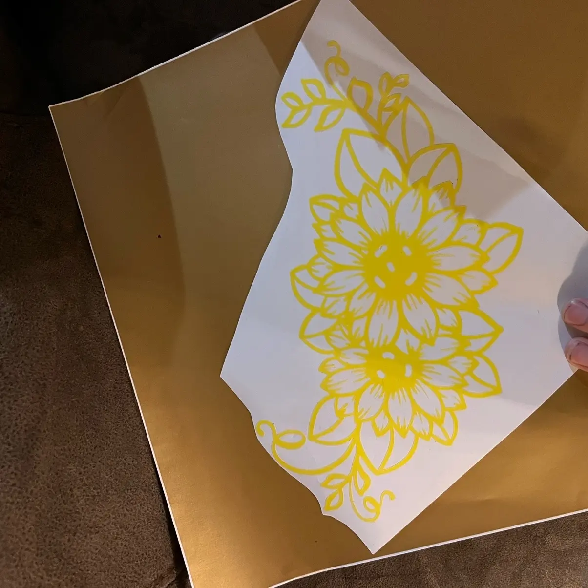 Sunflower decal