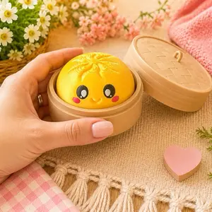 3D Printed Kawaii Mystery Dumpling Clicker, Fidget Toy with Mystery Color