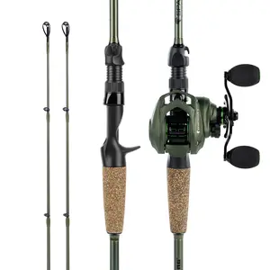 KastKing Spartacus II Fishing Rods - IM6 Graphite Blanks Casting & Spinning Rods, 2-Piece Rods with Extra Tip Section, PTS Power Transition System, KastFlex Technology, Rubber Cork Handle Fishingrods  SummerVibes
