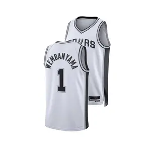 wembanyama #1 swingman jersey 2026 full logo