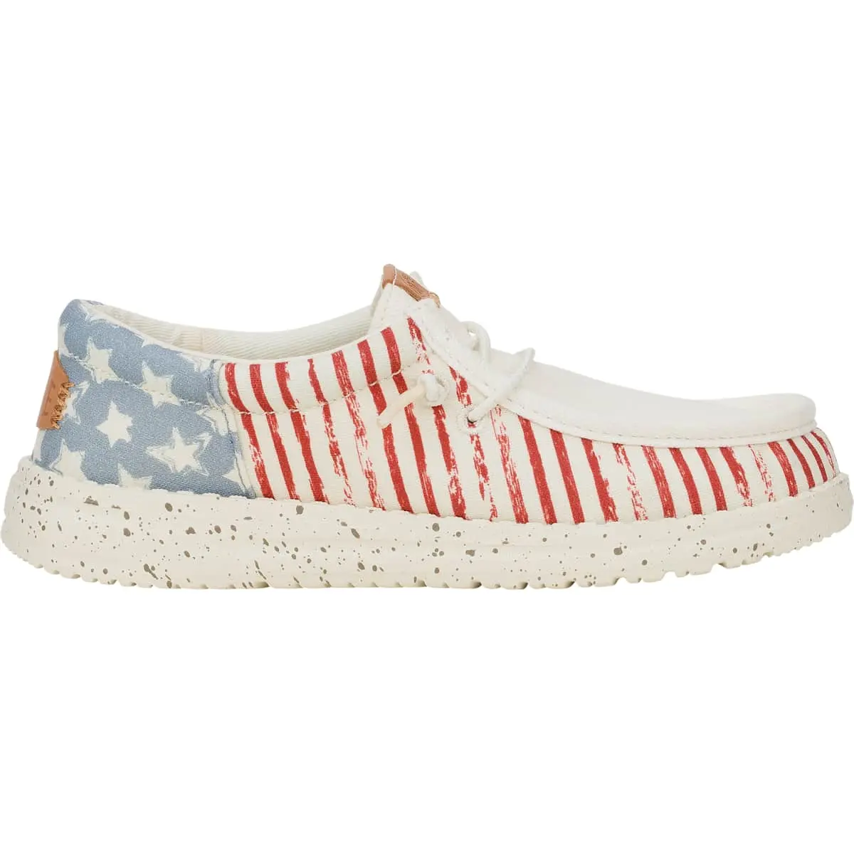 HEYDUDE Wally Funk Americana Stars Youth Slip-Ons - 4th of July Americana Shoes