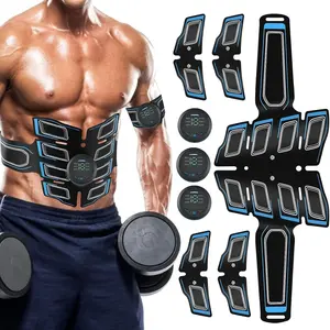 ABS Stimulator Workout Equipment, Ab Machine USB Rechargeable Gear for Abdomen/Arm/Leg, Smart Shaping Trainer , EMS Wireless ABS Muscle Stimulator