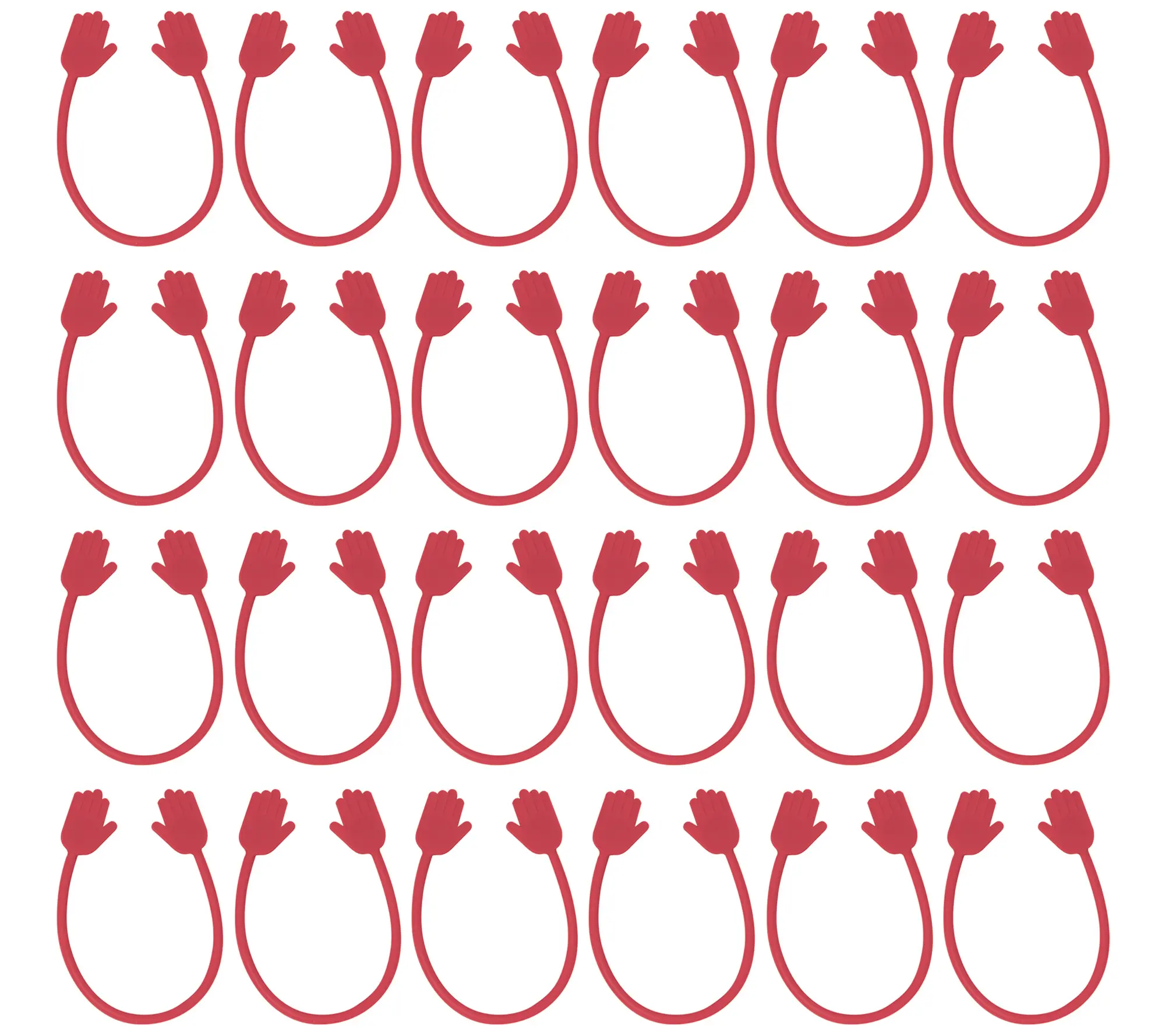 Ruby Set of 24 Holding Hands Reusable Magnetic Zip Ties Ruby Set of 24 Holding Hands Reusable Magnetic Zip Ties