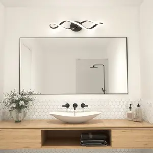 Swirl LED bathroom vanity light Swirl LED bathroom vanity light