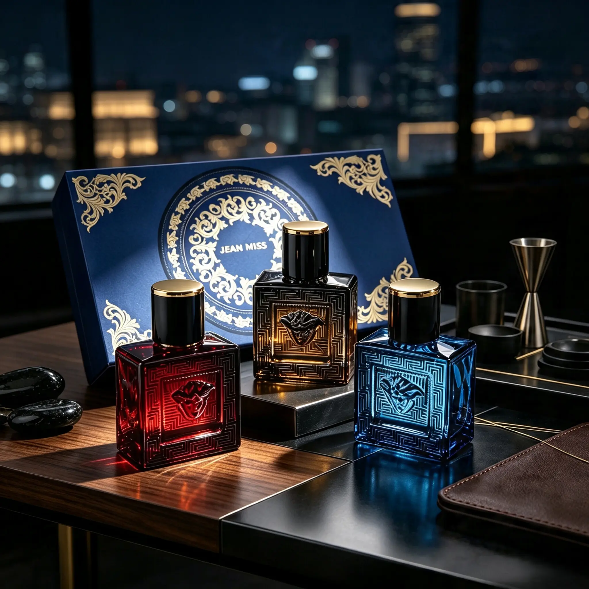 3-Piece Men's Fragrance Cift Set:Ocean Breeze,Cedarwood & Amber Eau De Toilette, 3OmlPortable Perfume Bottles for TraveI LongLasting cologne perfumes I Charm Fragrance,Elegant Fragrance, Holiday Gift, Fragrance VarietyPack, different flavor