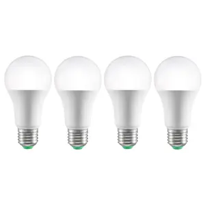 VEVOR Smart Light Bulbs, 4-Pack, 9W Multicolor LED Bulbs, 800 Lumens with Smart Control Compatibility for Vera, Google Assistant, Amazon Alexa, iOS, Android, RGB Color Changing