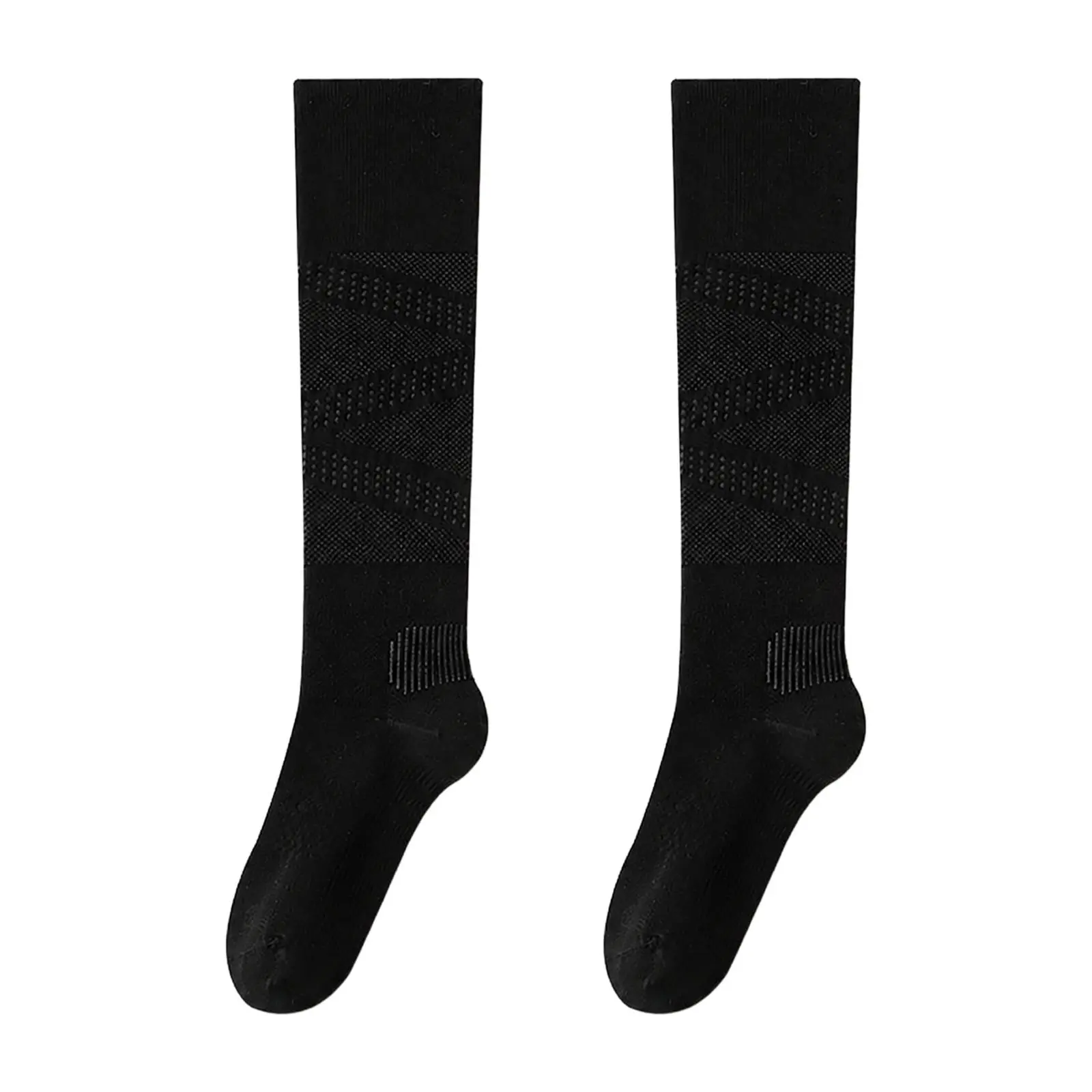 Women's Compression Socks, Breathable Cotton Knee-Highs with a Comfortable Seamless Fit for Travel, Pregnancy & All-Day Wear (7-8mmHg), Knit, Soft, Hospital, Knee High, Cotton Blend