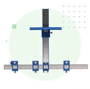 YoraHome Punch Locator Drill Guide, Cabinet Adjustable Door Handle Jig for Installation of Handles Knobs and Drawer