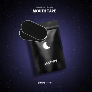 Mouth Tape Comfort Ultra Breathable One Month Supply 30 pcs Sleep Strips, Sport Accessories for Better Sleep Nasal Breathing, Jawline Shaper