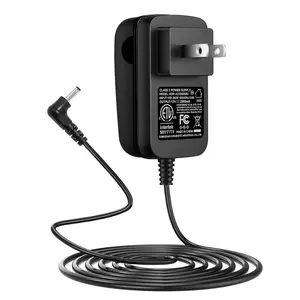 Original Power Charger Adapter for Malory Nail Drill, 12V 2A AC Battery Supply Cord for 30000RPM Rechargeable Electric File Manicure Tech Art Salon Home DIY Use