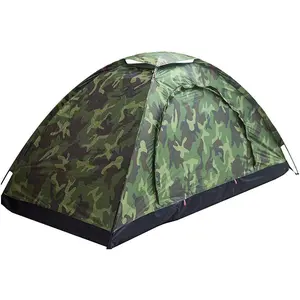 Durable Camouflage Pattern Backpacking Camping Tent, Outdoor Camping Equipment for Camping Hiking Travel Climbing and Outdoor Activities