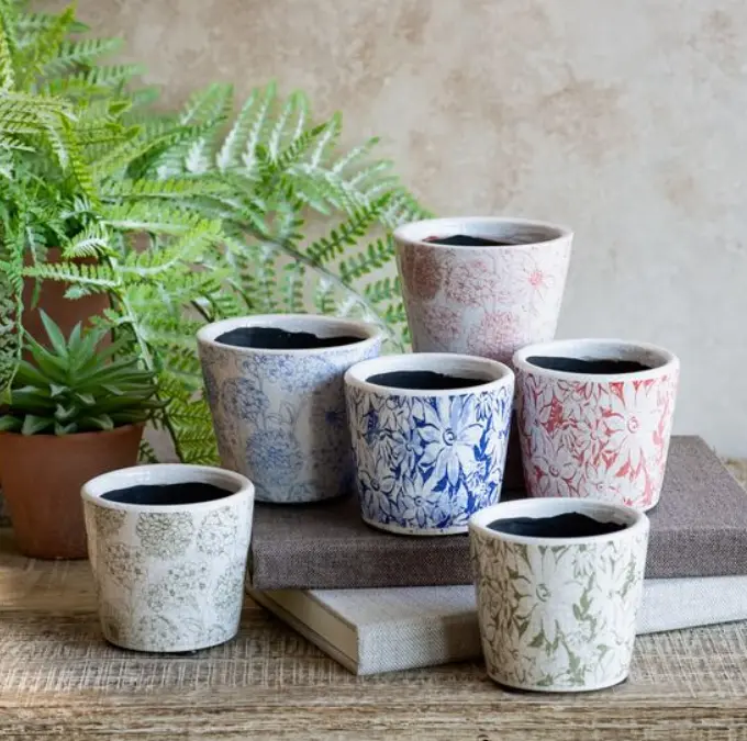Floral Garden Pot