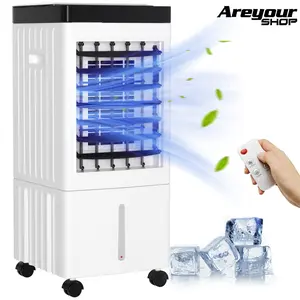 Summer Portable Air Cooler Lightweight 10L Evaporative Cooler Fan 3in1 Cooler with Remote Control&Humidifier,Air Cooling Fan for Room Home Office