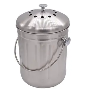 Stainless Steel Compost Bin