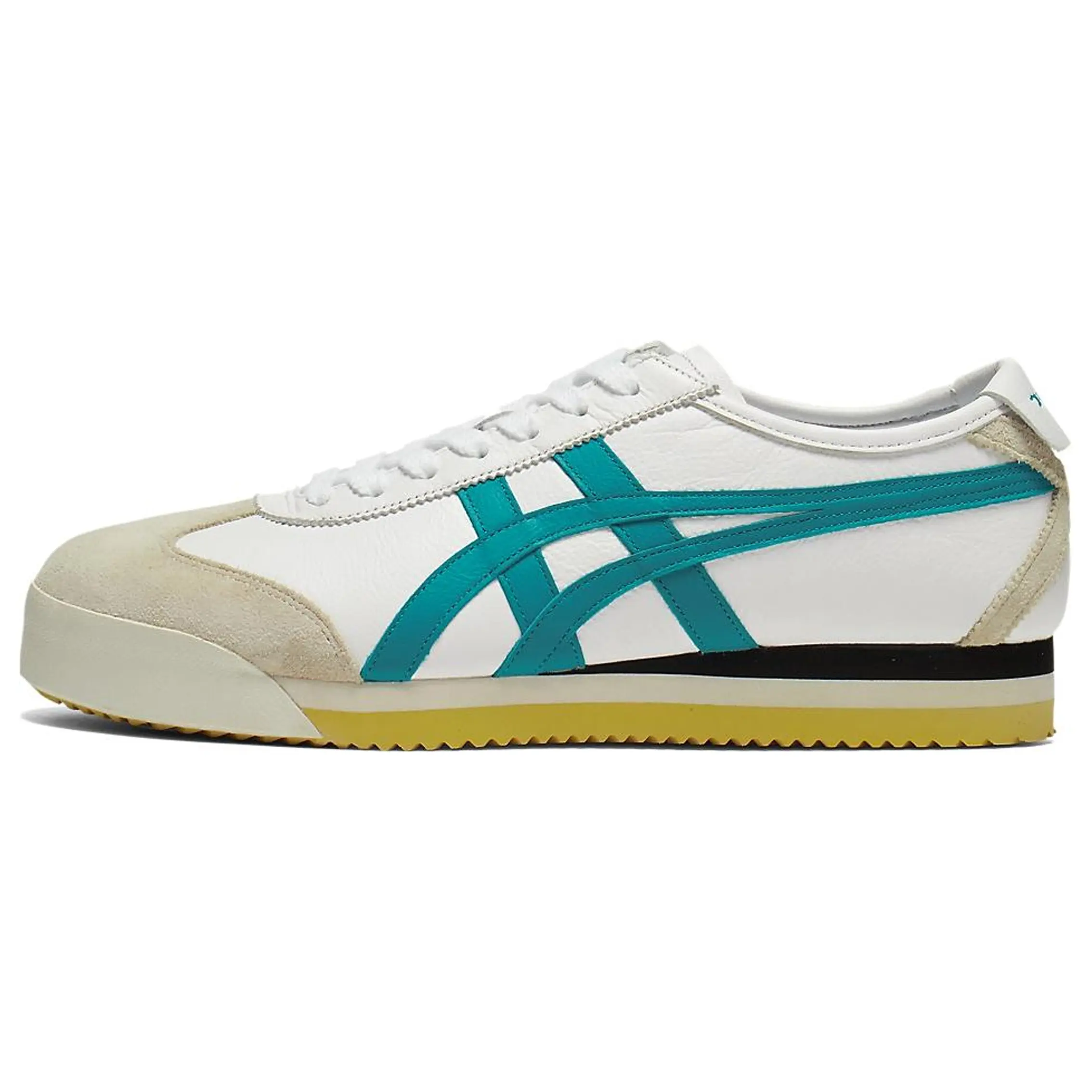 Onitsuka Tiger Mexico 66 Low-Top Casual Footwear - Men's/Women's Rubber-Soled Walking Shoes, Trainer with Comfortable, Slip-Resistant, Breathable Features, House White Official Maison Mihara Verifiable Pair with Global Authentication Credentials