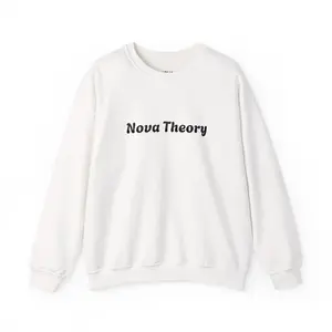 Nova Theory Unisex Crewneck Sweatshirt - Cozy Casual Wear for All Seasons, Gifts for Friends, Fashion Statement,  Comfortable Lounge