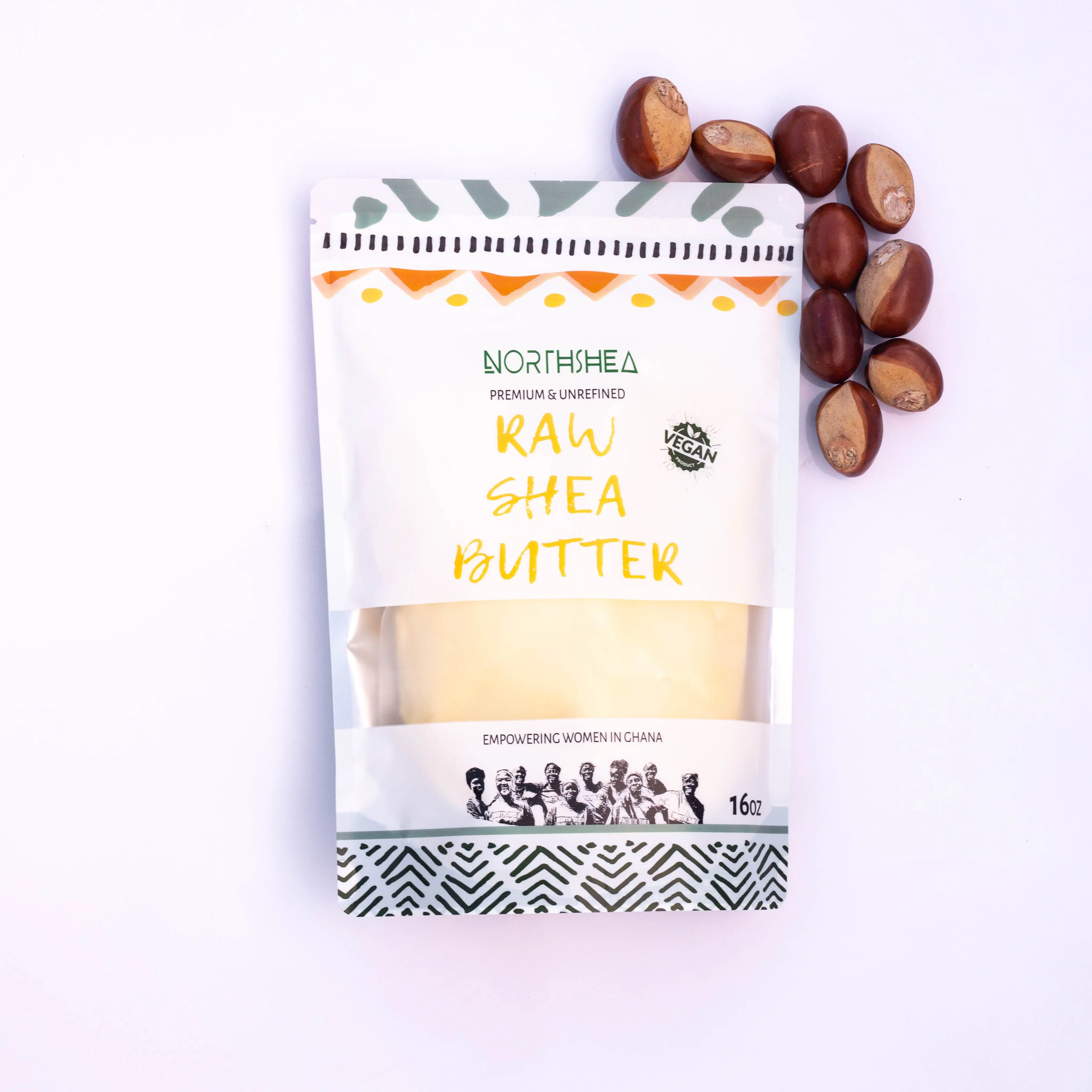 16oz Premium + Authentic Raw Shea Butter