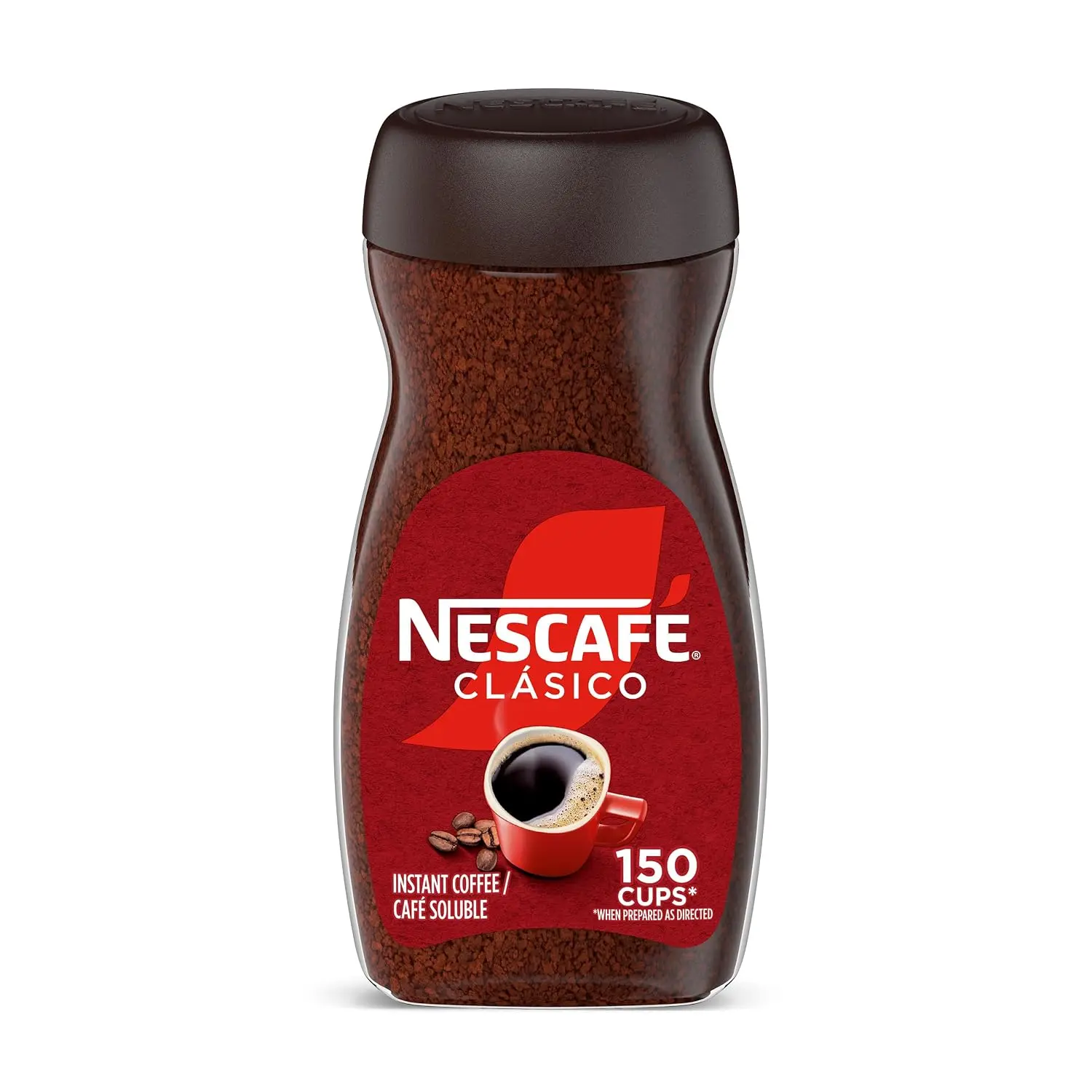 NESCAFÉ Clasico Dark Roast Smooth Instant Coffee, 10.5 oz Single Jar
