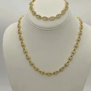 Rodriguezjewelry # 3632 Necklace (19.5 inches) & Bracelet (7.5 inches)