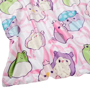 NEW Squishmallows Snuggle Throw Blanket, Assorted Designs 50”x60” Soft