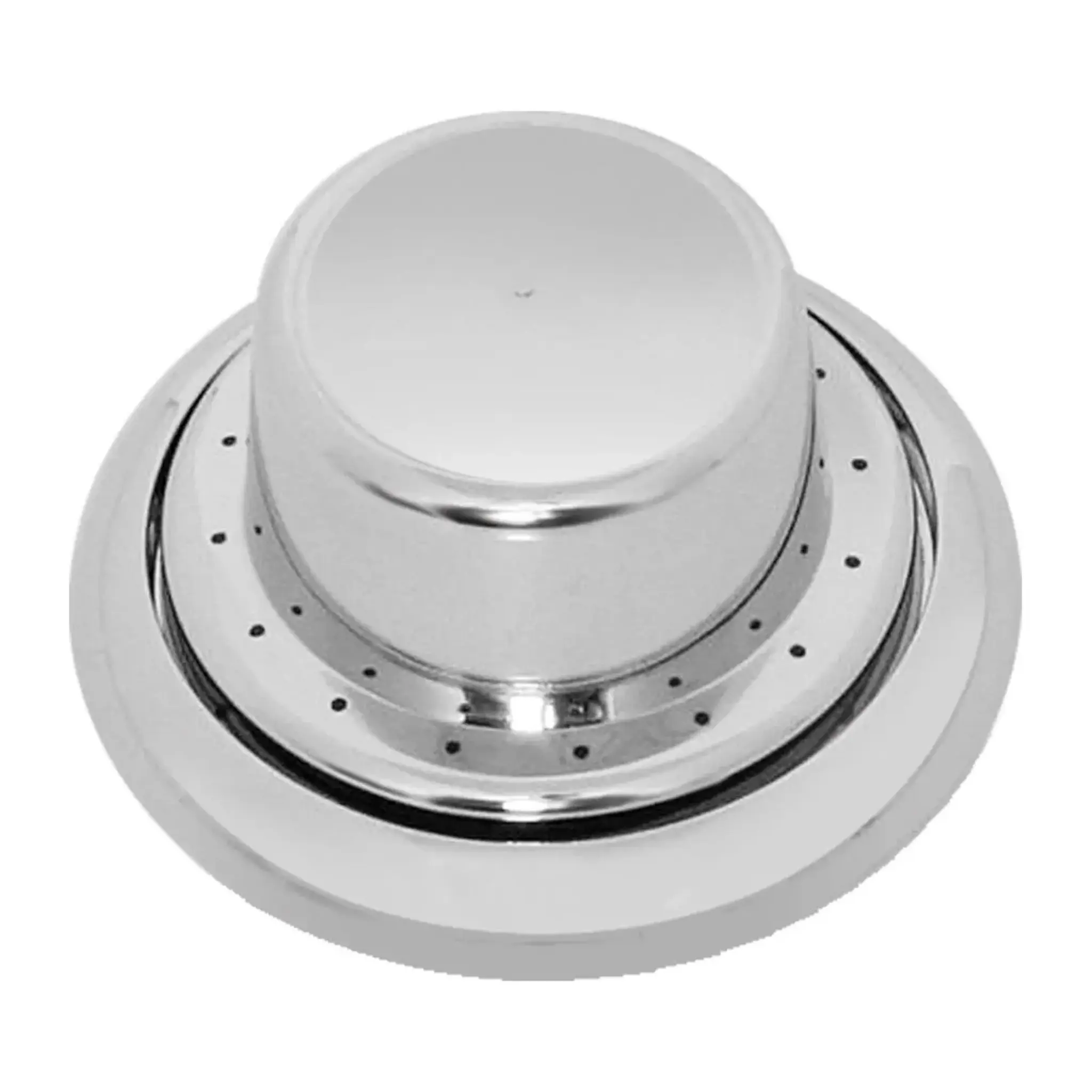 Grand General Chrome Plastic Dashboard Control Knob, Replacement Part for Car Interior Control System Base