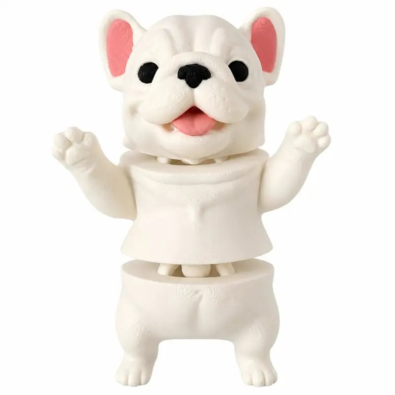 Pibble Dog Frenchie Articulated Fidget