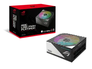 ASUS ROG Loki SFX-L 750W Platinum (Fully Modular Power Supply, 80+ Platinum, Lambda A Certified, 120mm PWM ARGB Fan, Aura Sync, ATX 3.0 Compatible, PCIe 5.0 Ready)