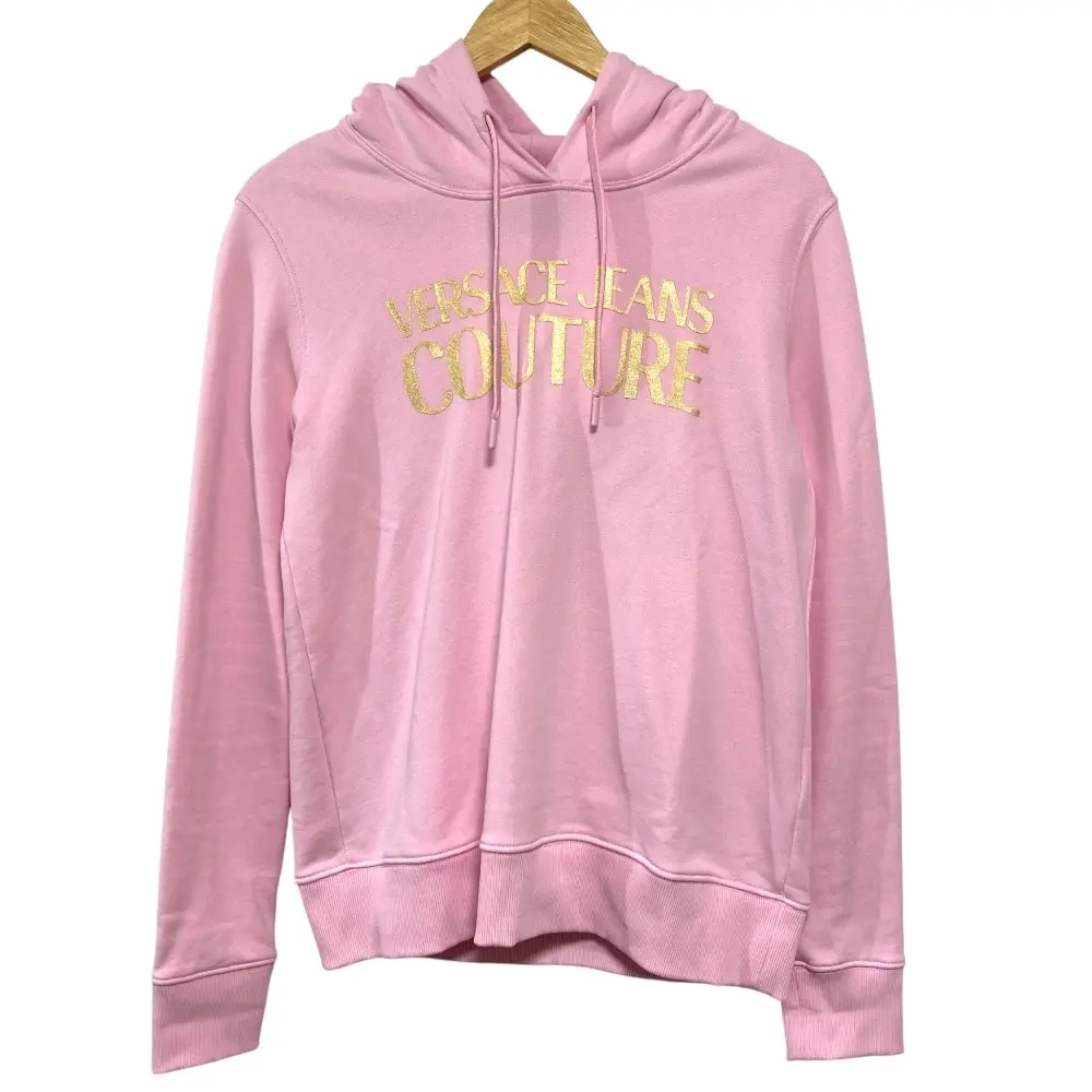 Pre-owned VERSACE Cotton Small Leather Goods Jeans Couture Pullover Hoodie