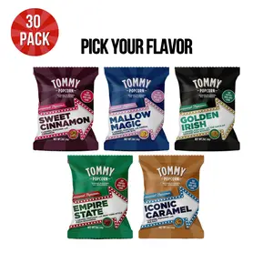 Tommy Popcorn Thirty Pack | Sweet Gourmet Popcorn | Viral Snack Gift