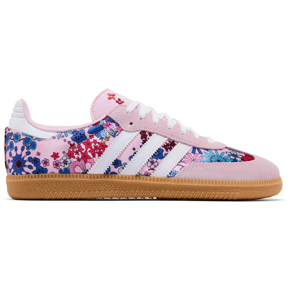 adidas Samba OG Liberty London Clear Pink Floral Youth Fashion Shoes New