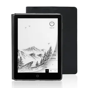 Veidoo 6 Inch E-Book Reader with Large E-Ink Screen, 32GB ROM, 758 x 1024, 212PPI, Adjustable SMARTlight, Android E-reader, Built-in Speaker, WiFi E-Ink Tablet with Cover(Black)