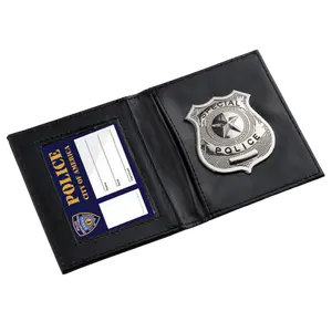 Pretend Play ID Wallet For Kids | Detective Badge with Durable Leather Wallet & ID Card - Special Police Pretend Play Fun Accessory