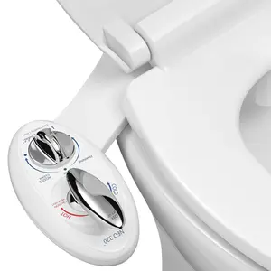 LUXE Bidet NEO 320 - Warm Water, Rear and Feminine Wash, Self-Cleaning, Non-Electric Bidet Attachment for Toilet Seat, Lever Control